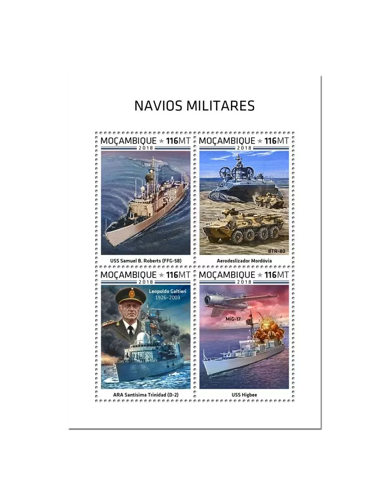 n° 8106/8109 - Timbre MOZAMBIQUE Poste