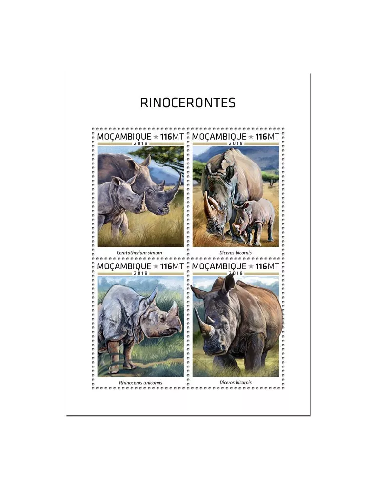n° 8142/8145 - Timbre MOZAMBIQUE Poste