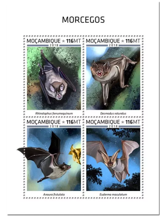 n° 8146/8149 - Timbre MOZAMBIQUE Poste