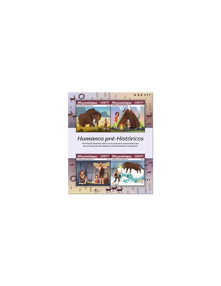 n° 8175/8178 - Timbre MOZAMBIQUE Poste