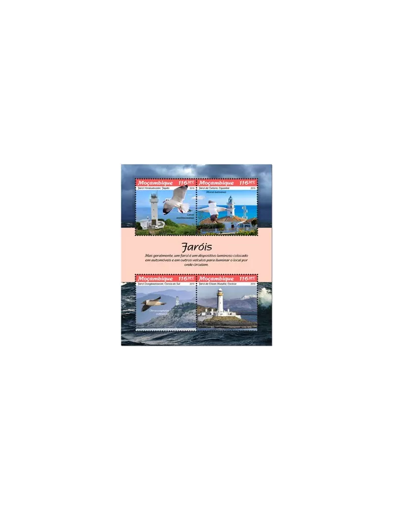 n° 8255/8258 - Timbre MOZAMBIQUE Poste