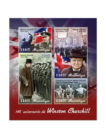 n° 8263/8266 - Timbre MOZAMBIQUE Poste