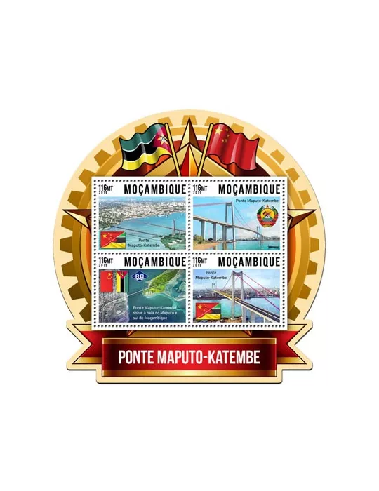 n° 8275/8278 - Timbre MOZAMBIQUE Poste