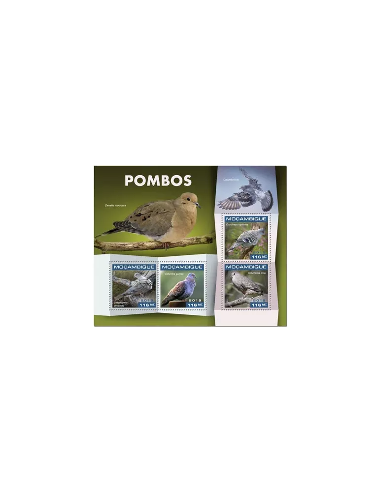 n° 8291/8294 - Timbre MOZAMBIQUE Poste