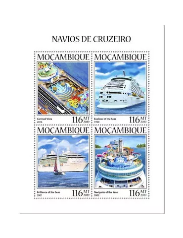 n° 8574/8577 - Timbre MOZAMBIQUE Poste