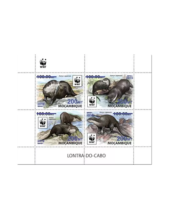 n° 8634/8637 - Timbre MOZAMBIQUE Poste