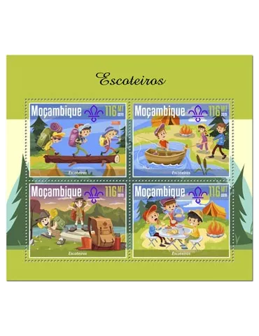 n° 8662/8665 - Timbre MOZAMBIQUE Poste