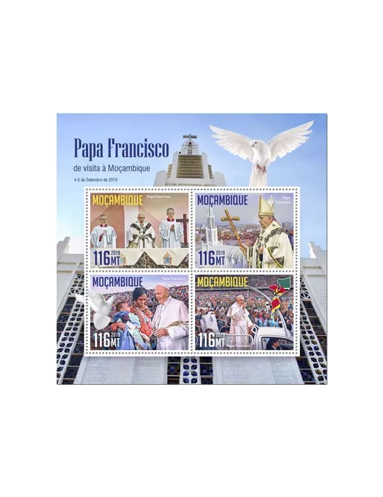 n° 8758/8761 - Timbre MOZAMBIQUE Poste