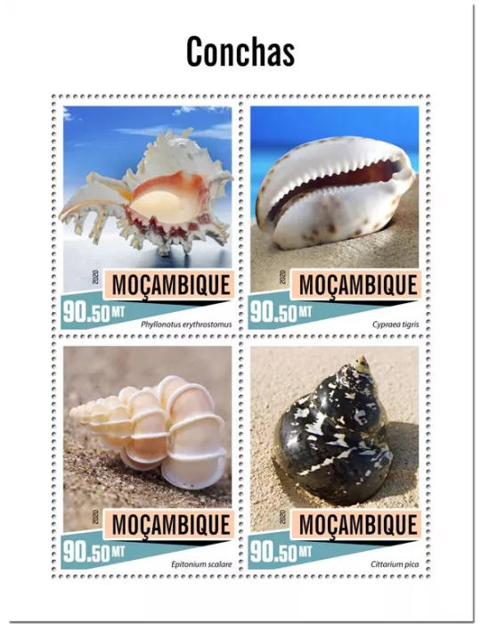 n° 8806/8809 - Timbre MOZAMBIQUE Poste