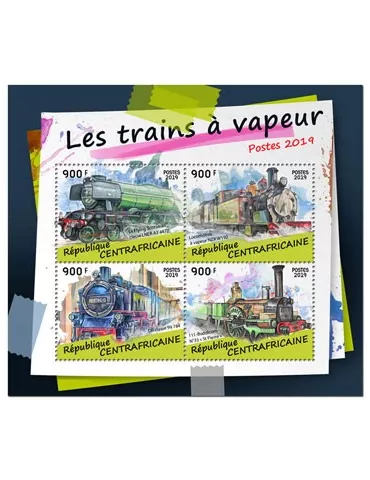 n° 6212/6215 - Timbre CENTRAFRIQUE Poste