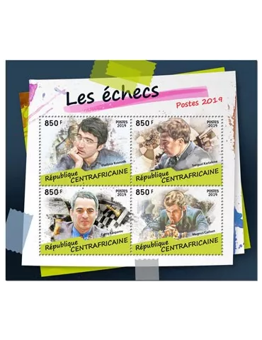 n° 6224/6227 - Timbre CENTRAFRIQUE Poste