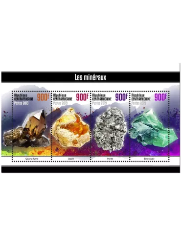 n° 6244/6247 - Timbre CENTRAFRIQUE Poste