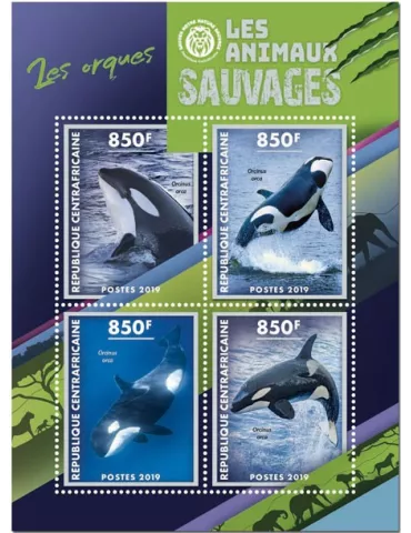 n° 6256/6259 - Timbre CENTRAFRIQUE Poste