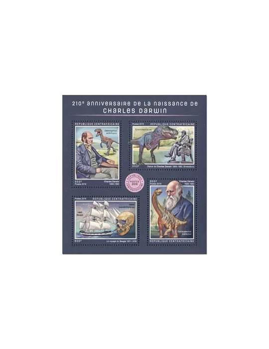 n° 6318/6321 - Timbre CENTRAFRIQUE Poste