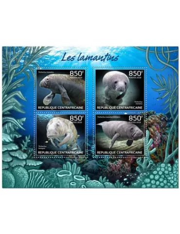 n° 6428/6431 - Timbre CENTRAFRIQUE Poste