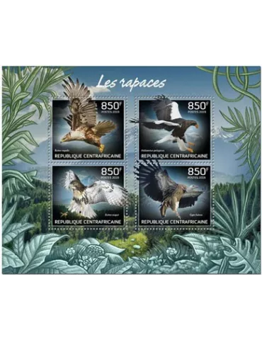 n° 6444/6447 - Timbre CENTRAFRIQUE Poste