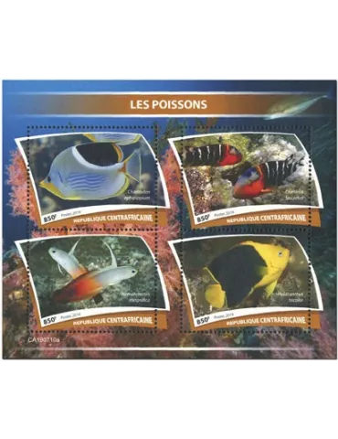 n° 6496/6499 - Timbre CENTRAFRIQUE Poste