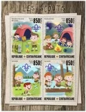 n° 6532/6535 - Timbre CENTRAFRIQUE Poste