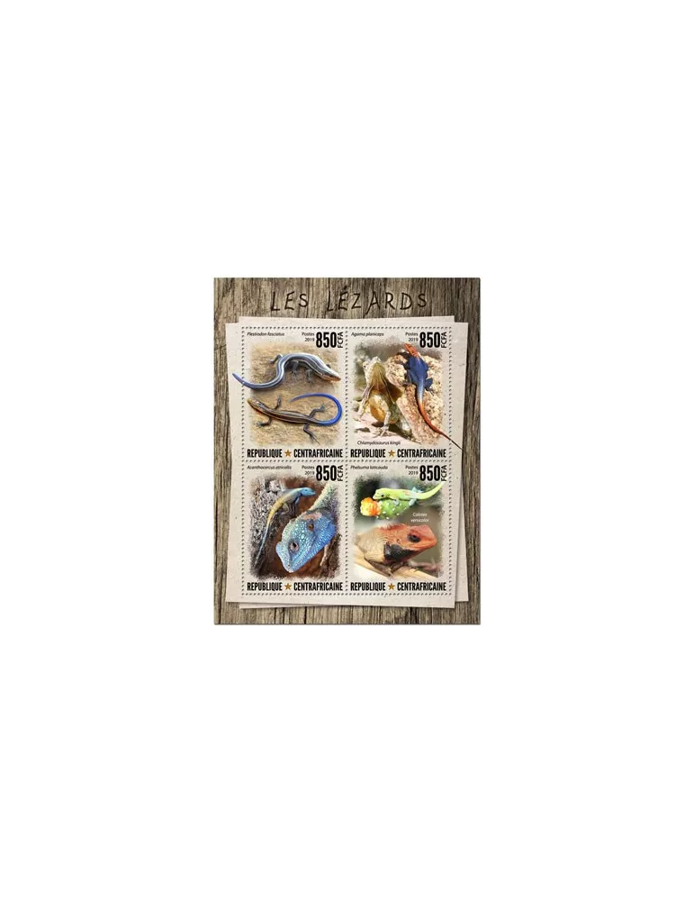 n° 6540/6543 - Timbre CENTRAFRIQUE Poste