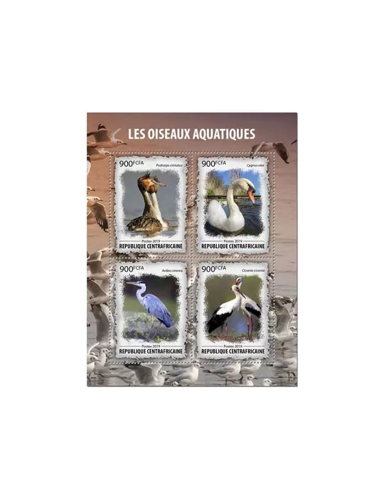 n° 6569/6572 - Timbre CENTRAFRIQUE Poste