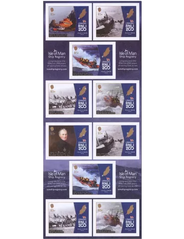 n° 3085/3090 (+ 1 n° 3086, 1 n° 3087, 1 n° 3088 et 1 n° 3089) - Timbre ILE DE MAN Poste