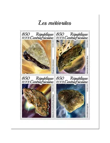 n° 6589/6592 - Timbre CENTRAFRIQUE Poste