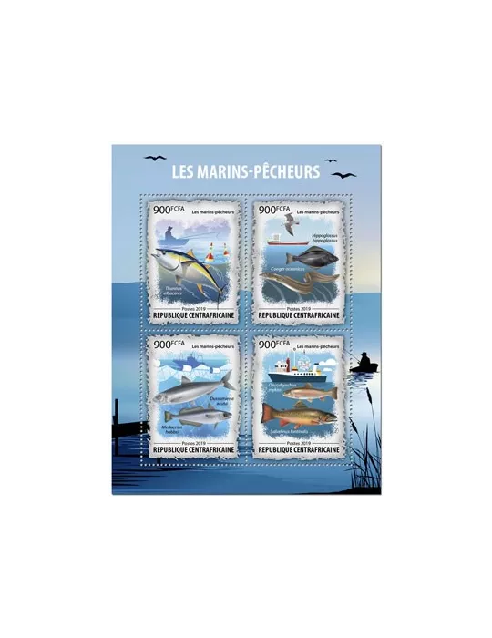 n° 6601/6604 - Timbre CENTRAFRIQUE Poste