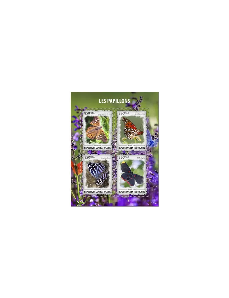 n° 6605/6608 - Timbre CENTRAFRIQUE Poste