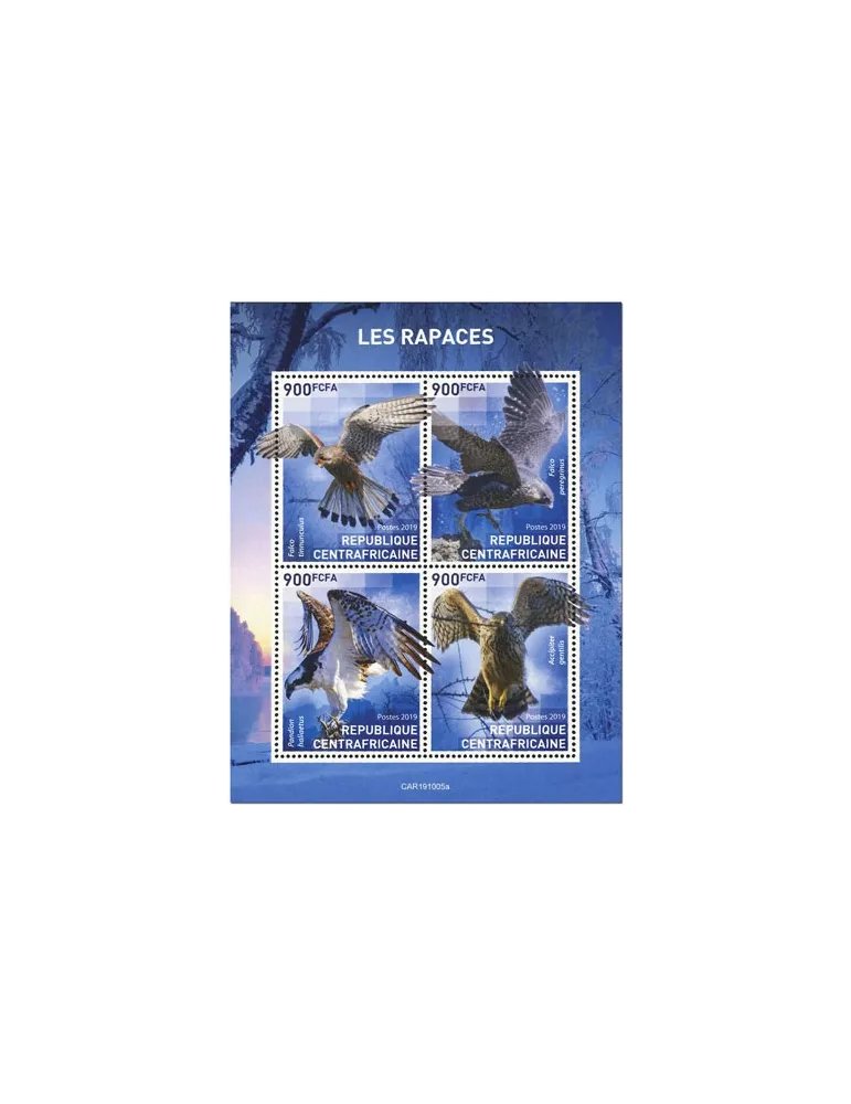 n° 6657/6660 - Timbre CENTRAFRIQUE Poste