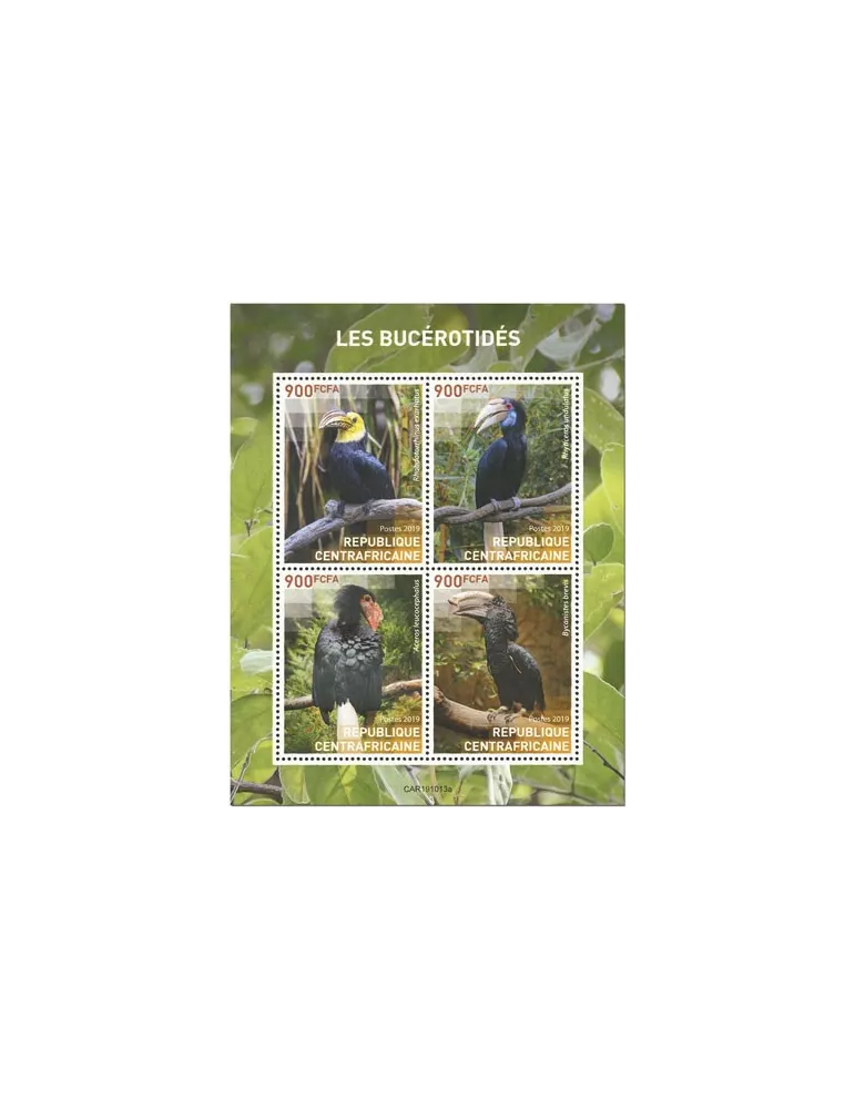 n° 6689/6692 - Timbre CENTRAFRIQUE Poste