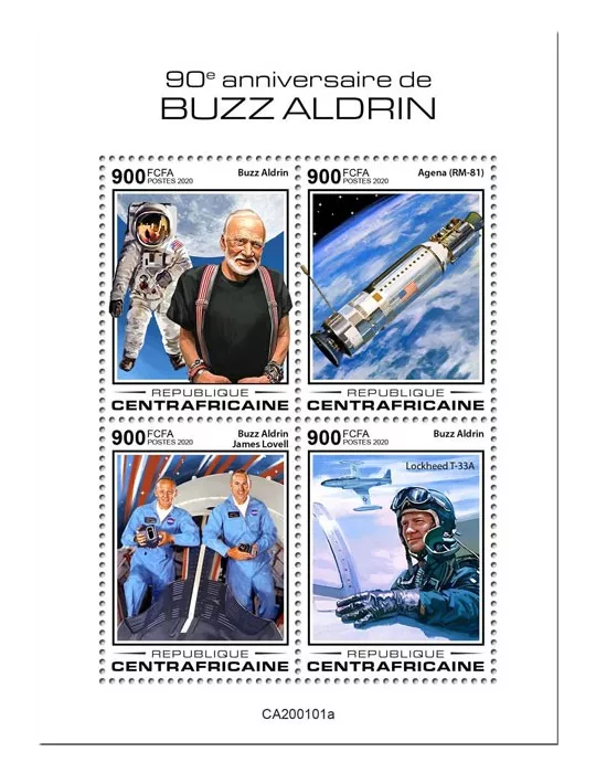 n° 6714/6717 - Timbre CENTRAFRIQUE Poste