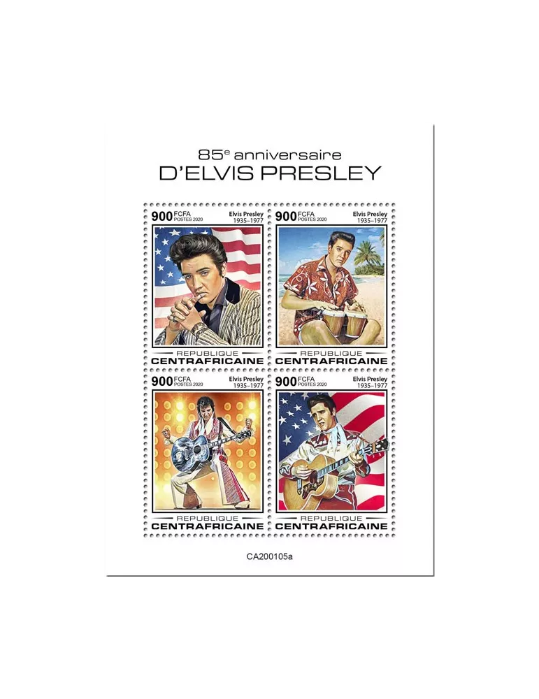 n° 6730/6733 - Timbre CENTRAFRIQUE Poste