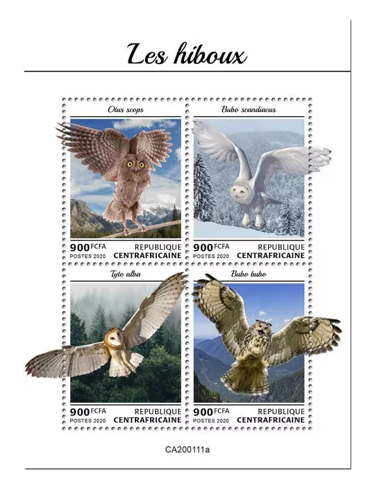 n° 6754/6757 - Timbre CENTRAFRIQUE Poste