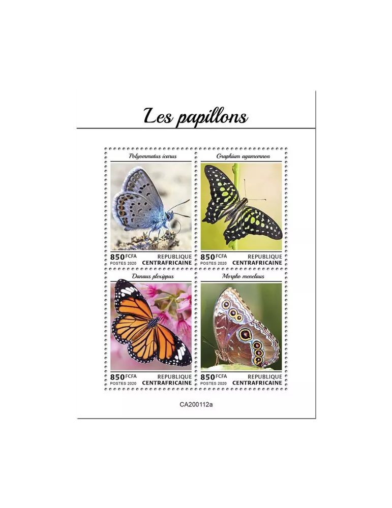 n° 6758/6761 - Timbre CENTRAFRIQUE Poste