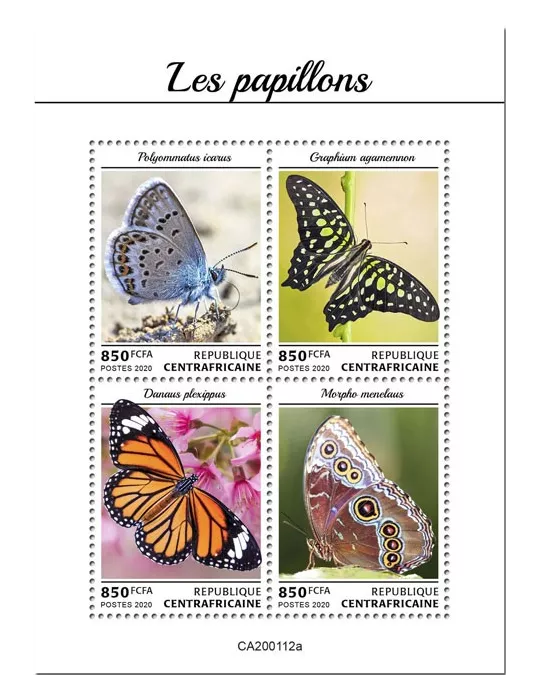 n° 6758/6761 - Timbre CENTRAFRIQUE Poste