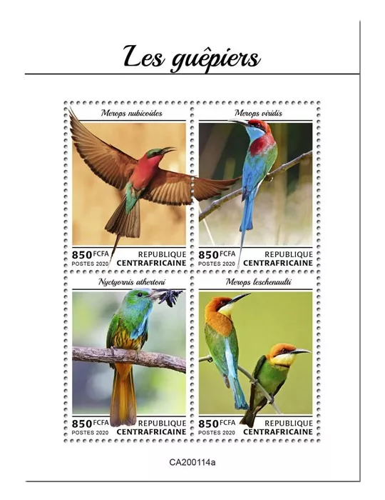 n° 6778/6781 - Timbre CENTRAFRIQUE Poste