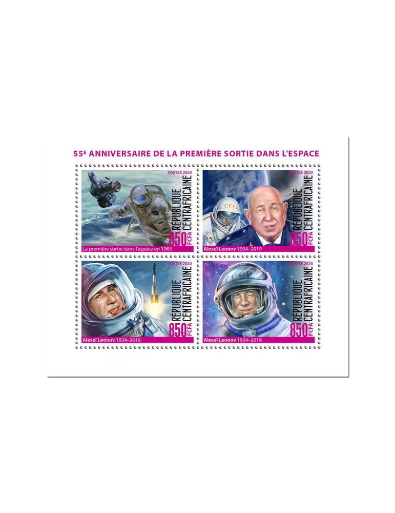 n° 6794/6797 - Timbre CENTRAFRIQUE Poste