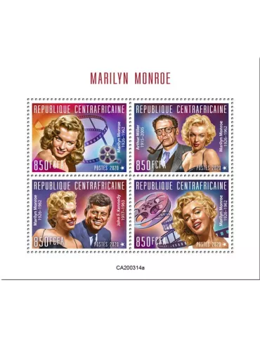 n° 6904/6907 - Timbre CENTRAFRIQUE Poste