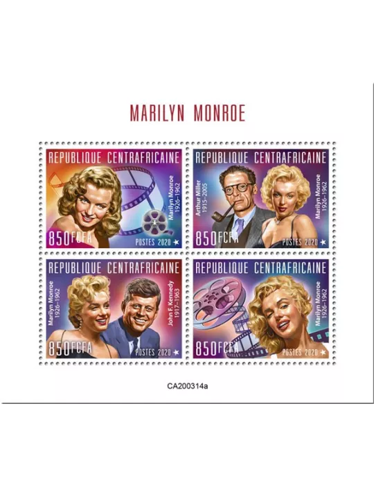 n° 6904/6907 - Timbre CENTRAFRIQUE Poste