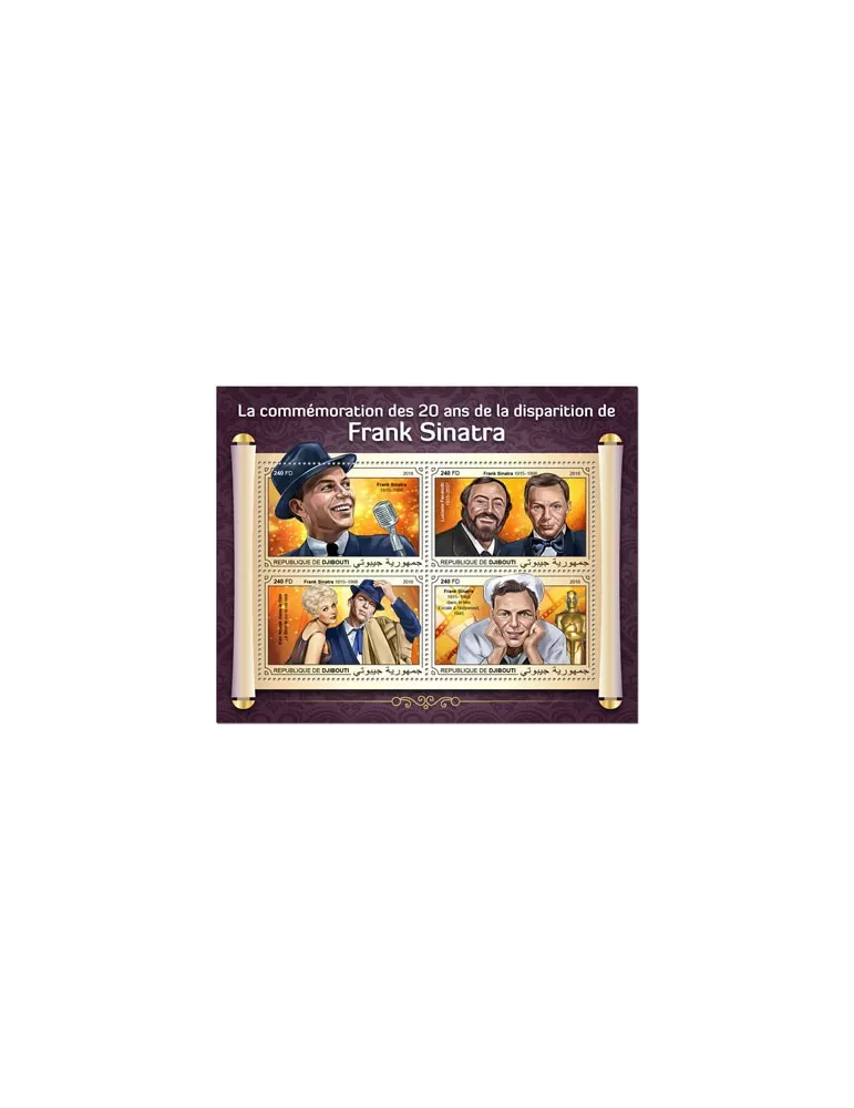 n° 2092/2095 - Timbre DJIBOUTI Poste