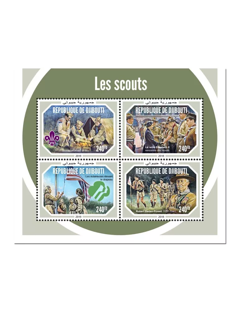 n° 2265/2268 - Timbre DJIBOUTI Poste