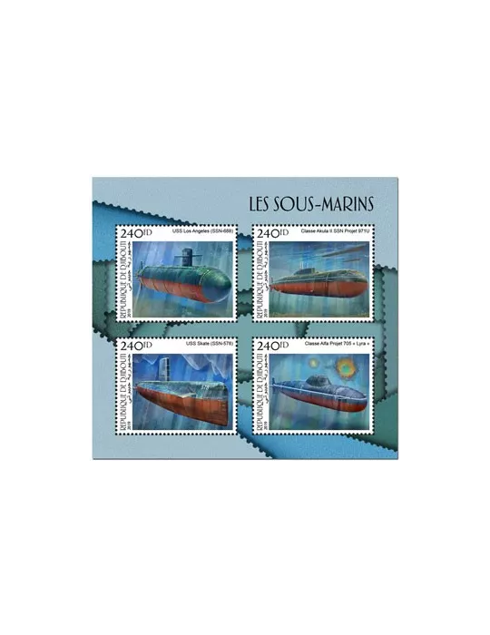 n° 2390/2393 - Timbre DJIBOUTI Poste