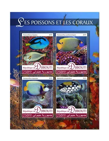 n° 2495/2498 - Timbre DJIBOUTI Poste