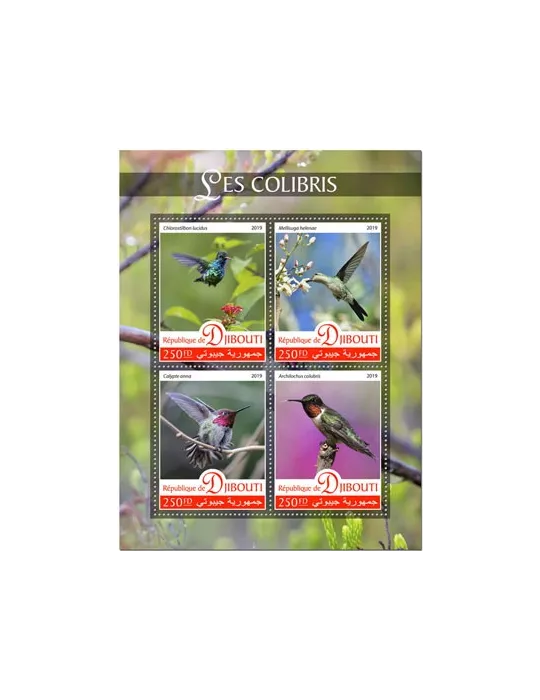 n° 2535/2538 - Timbre DJIBOUTI Poste