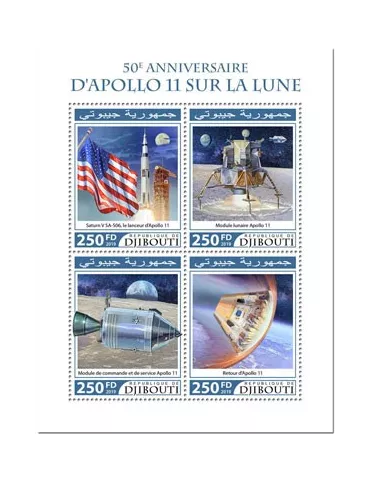 n° 2625/2628 - Timbre DJIBOUTI Poste