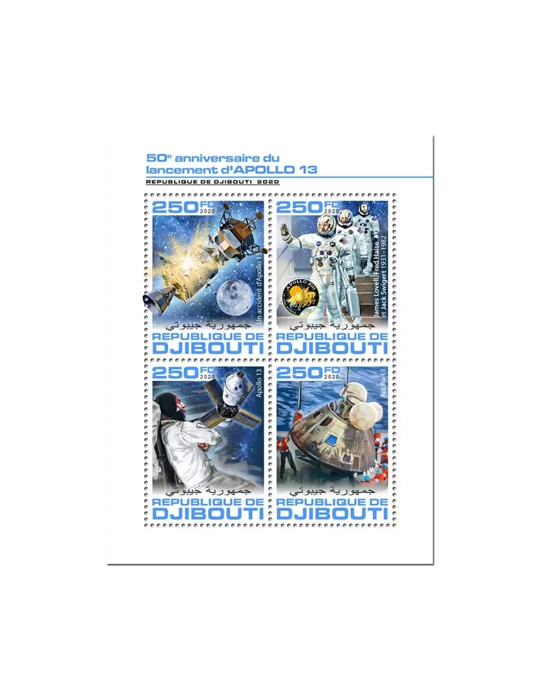 n° 2972/2975 - Timbre DJIBOUTI Poste