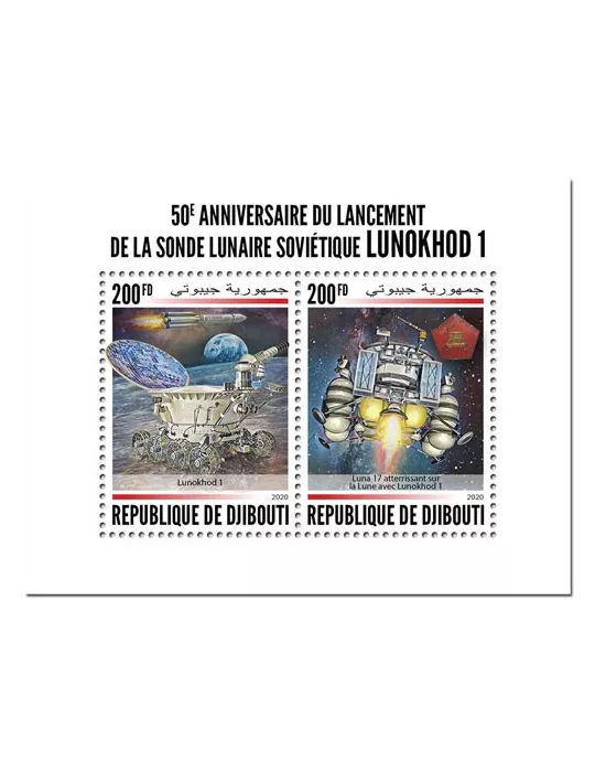 n° 3025/3026 - Timbre DJIBOUTI Poste