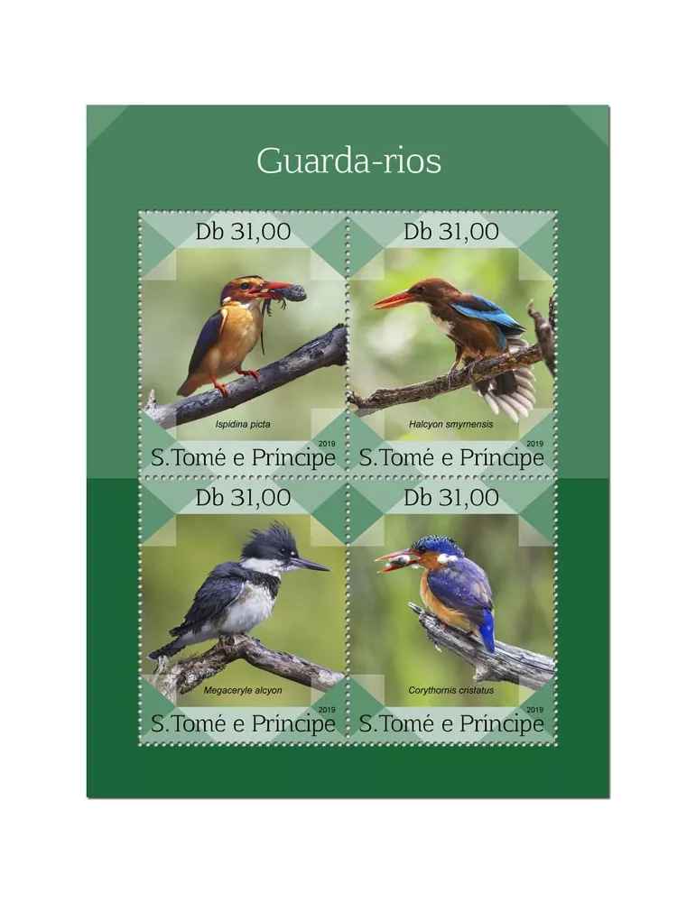 n° 6616/6619 - Timbre SAINT-THOMAS ET PRINCE Poste