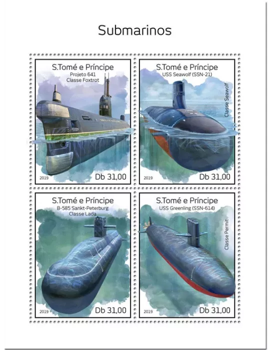 n° 6620/6623 - Timbre SAINT-THOMAS ET PRINCE Poste