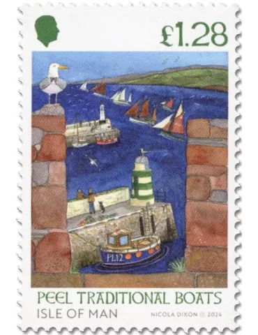 n° 3133/3138 - Timbre ILE DE MAN Poste 2